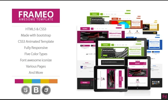 Frameo – Creative HTML5 Template